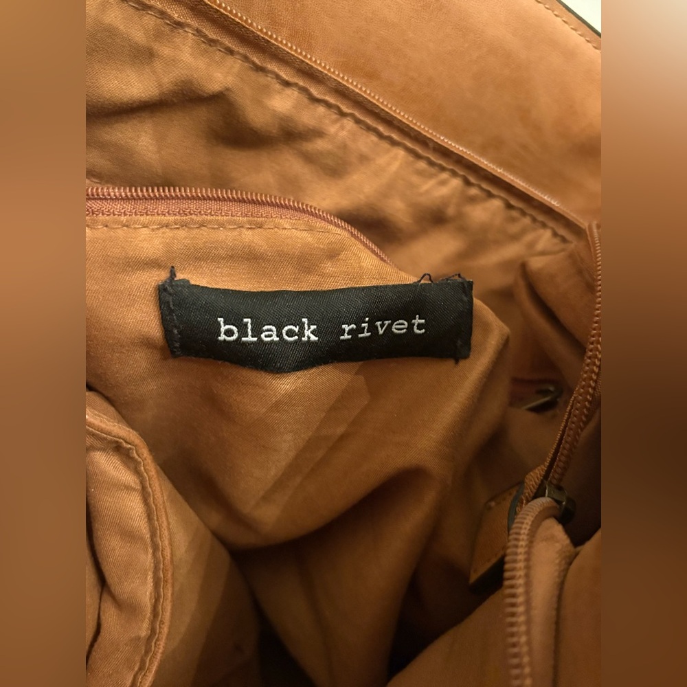 Black Rivet Boho Bag - Picture 5 of 6